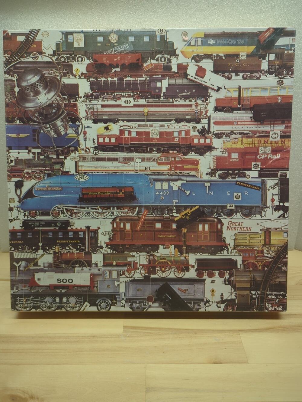 ALL ABOARD Trains (Nordevco Vintage) - P-120- 18"X24" Jigsaw Puzzle - SEALED
